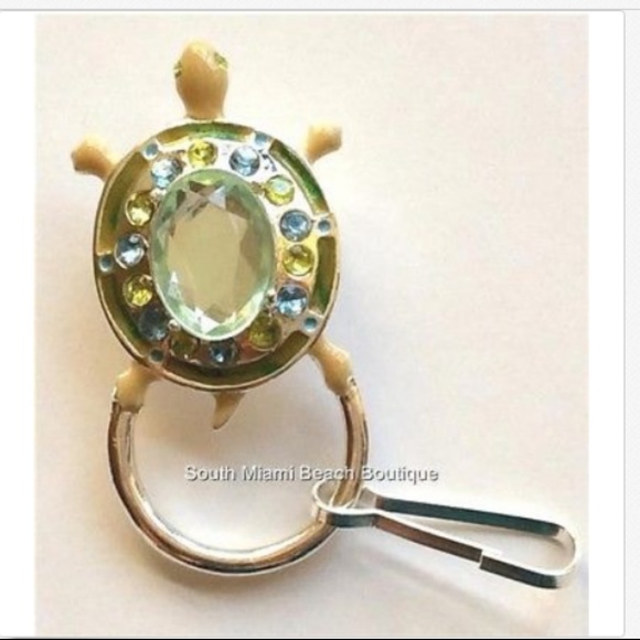 Sea Life Turtle ID Eyeglass Holder Pin Brooch Lanyard Badge Holder Eye Glasses - Picture 2 of 8